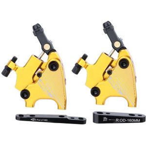 1 paar IIIPRO Platte Mount Road Calipers Bilaterale remmen