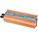 XUYUAN 2000W Omvormer met USB Positieve en Negatieve Reverse Connection Protection  Specificatie: Gold 24V tot 220V