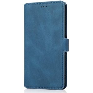 Voor Samsung Galaxy A11 Retro Magnetic Closing Clasp Horizontale Flip Lederen Case met Holder & Card Slots & Photo Frame & Wallet(Navy Blue)