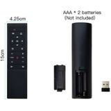 MT12 2.4 G Air Mouse afstandsbediening met Fidelity voice input & IR learning voor PC & Android TV Box & laptop & projector