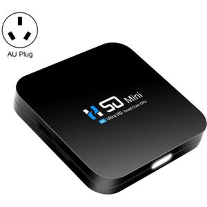 H50 Mini 4K Smart Network TV Box  Android 10.0  RK3318 Quad Core  2GB+16GB  AU-stekker