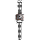Voor Garmin Forerunner 310XT tweekleurige siliconen vervangende riem horlogeband (grijs lichtgrijs)