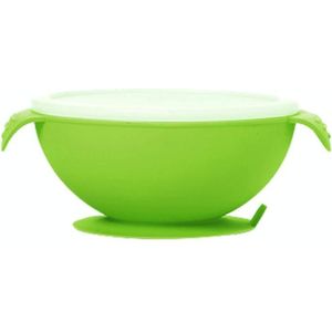 Food Grade Silicone Anti-Fall Anti-Slip Baby Food Supplement Kom Zuignap Bowl