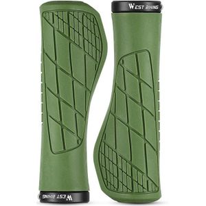 1 Paar West Biking YP0804060 Fietsgrepen Mountainbike Antislip Rubber Grips