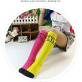 3 paar lente en herfst student kinderen huidvriendelijke alfabet ZYL lange katoenen sokken ongeveer 35 cm