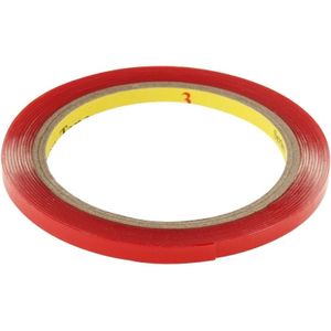 10 stuks universele 3M Car transparant dubbelzijdig plakband  breedte: 6mm(Red)