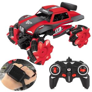 CX-60 2.4G afstandsbediening Truck Speed Drift Car Toy Cross-Country Racing Double Remote (Rood)