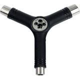 3 STKS skateboard reparatie tool Y vorm spanner Bearing tool (zwart)