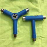 3 STKS skateboard reparatie tool Y vorm spanner Bearing tool (zwart)