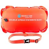 MARJAQE  Double Air Bag Safety Training Swimming Buoy with Waist Belt(Orange)