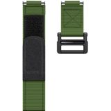 Voor Garmin Forerunner 735XT haak en lusbevestiging Nylon horlogeband (Legergroen)