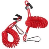 2st/LOTNUMMERS Boot Motor Kill Switch veiligheid Tether Lanyard stoppen voor Yamaha Tohatsu buitenboordmotor onderdelen