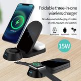 H22 3 in 1 Multifunctionele opvouwbare Smart Wireless Charger voor Smart Phones & Iwatches & Airpods