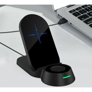 H22 3 in 1 Multifunctionele opvouwbare Smart Wireless Charger voor Smart Phones & Iwatches & Airpods