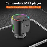 G61 FM-zender Muziek MP3-speler QC3.0 Type-C Snelle ladingsteun 5.0 Handsfree Carkit