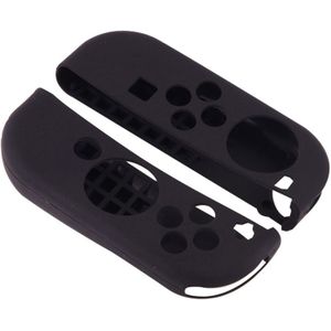 2 stuks voor Nintendo Switch spel knop siliconen beschermhoes (zwart)