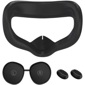 VR siliconen oogmasker + lensbeschermhoes + joystick hoed  voor Oculus Quest 2