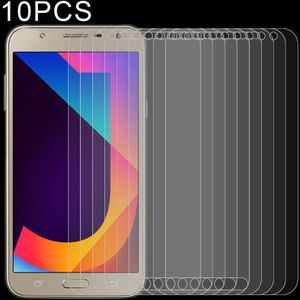Voor Samsung Galaxy J7 Core 10 PCS Half scherm Transparante Tempered Glass Film