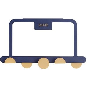 IJzeren Deur Achter haak Rack Hanger Haak Creatieve Badkamer Kitchen Hook (Blauw)