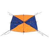 68351 vouw luifel kano rubber opblaasbare boot parasol tent voor 4 personen  boot is niet inbegrepen