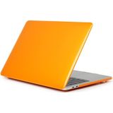 ENKAY Hat-Prince 3 in 1 Voor MacBook Pro 13 inch A2289 / A2251 (2020) Crystal Hard Shell Beschermhoes + Amerikaanse versie Ultradun tpu-toetsenbordbeschermercover + antistofplug'sset (Oranje)