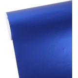 1.52 m  0.5 m ijsblauw Metallic mat ijzige ijs Car Decal Wrap automatische tekstterugloop voertuig Sticker motorfiets blad Tint Vinyl Air Bubble gratis (donkerblauw)