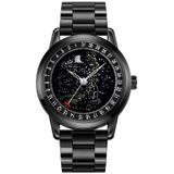 SKMEI 2116 multifunctioneel heren 30M waterdicht mode-casual quartz horloge (zwart staal)
