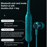 M61 Bluetooth 5.1 Business Sport magnetische metalen stereo nek-gemonteerde Bluetooth oortelefoon (roze)