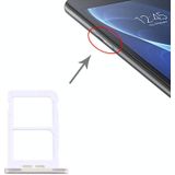 SIM-kaartlade + SIM-kaartlade voor Samsung Galaxy Tab A 7.0 (2016) SM-T285 (wit)