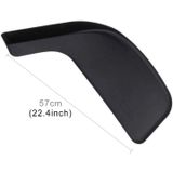 2 stk universeel Fit auto Front Bumper Spoiler Lip Splitter Diffuser SUV ABS Front schop  lengte: 57cm