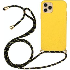 Tarwestro -materiaal + TPU -beschermhoes met lanyard voor iPhone 14 Pro