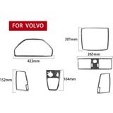 6 In 1 Auto Carbon Fiber Navigatie Set Decoratieve Sticker voor Volvo XC90 2003-2014  Links en Right Drive Universal