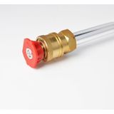 Hoge druk car wash waterpistool 1/4 Quick Plug Interface ventilator gevormd vijf kleuren nozzle roestvrij stalen elleboog verlengtang