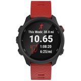 Smart Watch silicone polsband horlogeband voor Garmin Forerunner 245 (rood)