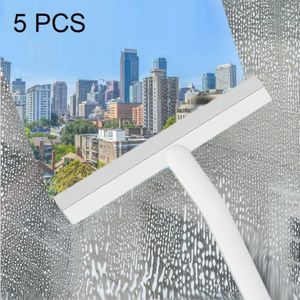 5 PCS ruitenwisser Artefact Office Home Badkamer vloer zachte plastic glas ruitenwisser reinigingstool (Maanlicht Wit)