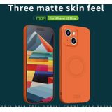 Voor iPhone 15 Plus MOFI Qin-serie Magsafe Skin Feel all-inclusive siliconen telefoonhoesje