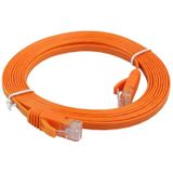 3m CAT6 ultra-dunne platte Ethernet LAN netwerkkabel  Patch leiden RJ45 (oranje)