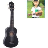 HM100 21 inch Basswood Ukulele kinderen verlichting muziekinstrument (zwart)