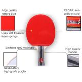 REGAIL 8020 2 in 1 korte handvat Penhold ping pong racket + Ping Pong Ball set voor training