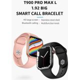 T900 PRO MAX L BIG 1 92 inch groot scherm waterdicht smartwatch  ondersteuning hartslag / bloeddruk / zuurstof / meerdere sportmodi