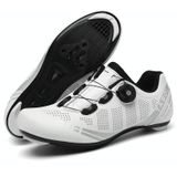 T27 Cycling Ademend Power-Assisted Mountain Fietsschoenen  Grootte: 39 (Highway-White)