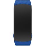 Siliconen polsband horloge band voor Samsung Gear Fit2 SM-R360  polsband maat: 126-175mm (Royal Blue)