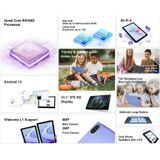 [HK Magazijn] DOOGEE U10 tablet-pc 10 1 inch  9GB + 128GB  Android 13 RK3562 Quad Core  wereldwijde versie met Google Play  EU-stekker