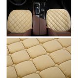 3 stuks / Set luxe warme Car Seat Cover kussen universele Front achterbank Covers antislip-stoel Pad warme auto matten geen terug pluche Cushion(Khaki)