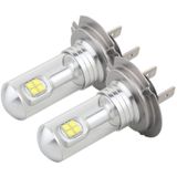 2 PC's H7 40W 800 LM 6000K 8 CREE LEDs auto mistlichten  DC 12V(White Light)