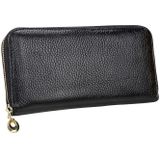 906 antimagnetische RFID Litchi textuur vrouwen grote capaciteit hand portemonnee portemonnee telefoon tas met kaartsleuven (zwart)