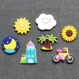 10 PCS Home Koelkast Magneten Decoratieve Message Stickers Kinderen Whiteboard Stickers (Cloud)