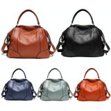 2P1006 Dames Single-Shoulder Leather Messenger Bag  Kleur: Royal Blue (L)