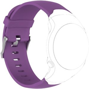 Smart Watch silicone polsband horlogeband voor Garmin approach S3 (paars)