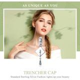 S925 Sterling Silver Bachelor Cap Hanger DIY Bracelet Ketting Accessoires